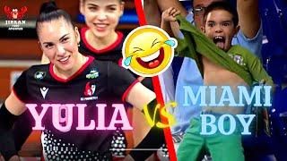 Yulia Gerasimova VS Miami Boy | Volley Ball Viral Meme 2022