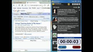 Demo of the speed of reader2twitter.appspot.com with TweetDeck (User Stream Edition)