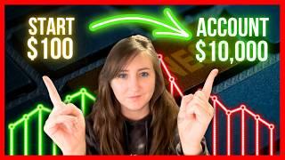 Turn $100 Into $10,000 Trading Crypto in 2025 | 100x Strategy