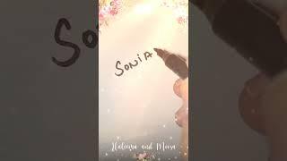 Sonia️ name easy signature...#explore #shortsfeed #viral #foryou...
