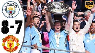 Manchester City vs Manchester United 1-1 (PEN 7-6) Highlights & All Goals | FA Community Final 2024