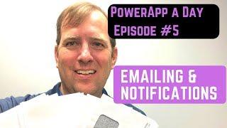 Push Notifications and Emails from PowerApps