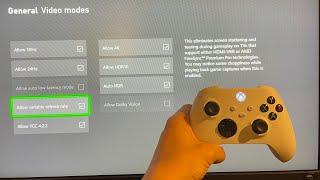 Xbox Series X/S: How to Allow Auto Low-Latency Mode Tutorial! (TV & Display Options) 2023