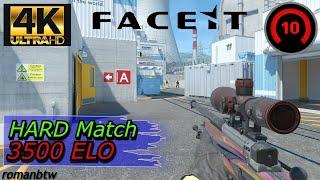 Hard Match! FACEIT EU 5v5 Nuke Ranked - 3500 ELO Avg - CS2 4K Ultra HD