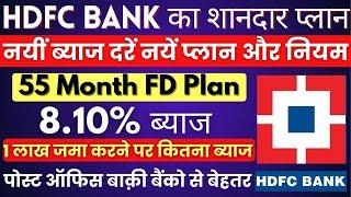 HDFC Bank Special FD Plan || Fixed Deposit Interest Rates HDFC Bank 2025 || HDFC Bank FD Plan