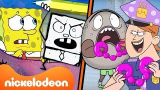 SpongeBob & Schere Stein Papiers SCHLIMMSTE Ideen aller Zeiten  | 30-Minuten-Compilation