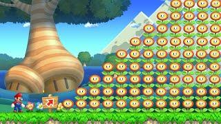 What Happens when Mario use 999 Fire Flowers in New Super Mario Bros. U Deluxe?