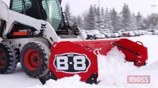 Box Plows & Skid Steer In Action