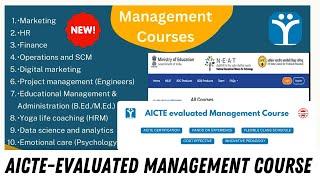 AICTE evaluated Management Course with 100% Placement Support 