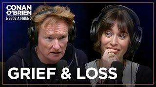 Lizzy Caplan & Conan Feel Like Adult Orphans | Conan O'Brien Needs A Friend