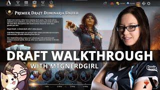 Draft Walkthrough with MTGNerdGirl | Dominaria United | MTG Arena