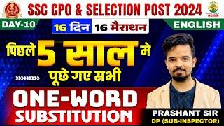 All One Word Substitutions | Asked in Last 5 Year | SSC CPO SI, CGL, CHSL | Prashant Solanki Sir