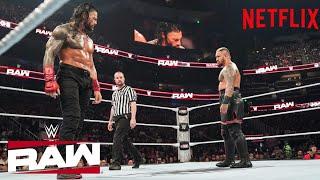 WWE 29 December 2024 Highlights - Roman Reigns vs Solo Sikoa Tribal Combat Match on Raw Netflix 2024