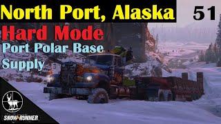 Port Polar Base Supply ️ SnowRunner Hard Mode ️ Alaska Contracts