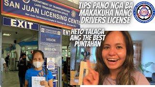 LTO SAN JUAN LICENSING CENTER  PARA SA KUKUHA NANG DRIVERS LICENSE REVIEW + TIPS