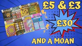 £30 gamble on Allwyn scratch cards from the UK! Will I get a big win 