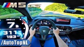 BMW M5 CS F90 | TOP SPEED on AUTOBAHN [NO SPEED LIMIT] by AutoTopNL