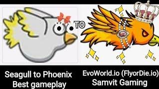 Seagull to Phoenix Gameplay in EvoWorld.io (FlyorDie.io) [Samvit Gaming]