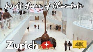 ZURICH  LINDT HOME OF CHOCOLATE | FACTORY TOUR [4K] | SWITZERLAND 2023 | Gerard Travel Vlogs