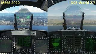 F/A-18 Landing on the Sochi Airport - Microsoft Flight Simulator 2020 vs DCS World 2.7 Comparison