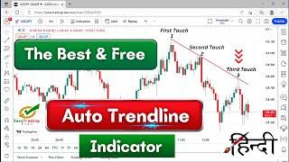 Best Trendline Indicator Tradingview | Trend Line Strategy for Intraday (Auto Trendline Indicator)