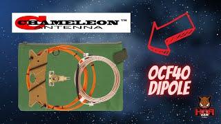 Chameleon Antenna CHA OCF40 Off Center fed Dipole Demonstration and Review