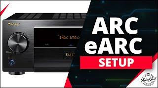 Pioneer VSX-LX505 eARC:ARC Setup | How to Setup Dolby Atmos Passthrough (VSX-LX305)