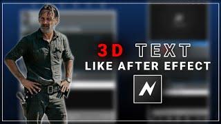 3D Text Like After Effect in Node Video (+preset)