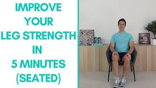 Seated Leg Exercises For Seniors (Fitter in 5 - 5-Mins) | More Life Health