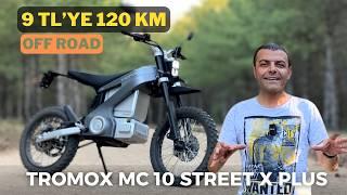 9 TL'ye 120 Km Giden Elektrikli Off Road Motosiklet | Tromox MC 10 Street X plus