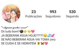 avisin sobre meu Instagram {gl}