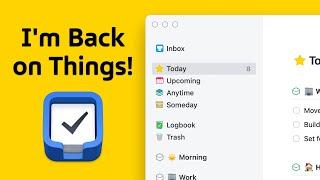 I'm back using Things! (sorry Todoist, it's not you, it's me)