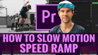 How To SLOW MOTION SPEED RAMP In Premiere Pro CC