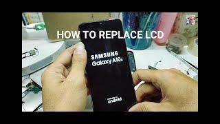 SAMSUNG GALAXY A10S//HOW TO REPLACE LCD