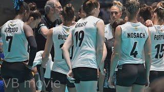 Argentina's women's volleyball team is agile and cool