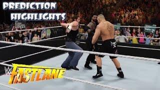 WWE 2K16 Brock Lesnar vs Dean Ambrose vs Roman Reigns | Fastlane 2016 - Prediction Highlights