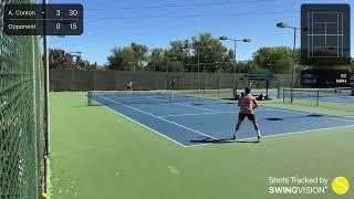 USTA 3.0 Northern California Sectionals (Singles) - Austin Conlon vs. Joey Mezzatesta - W 6-4, 6-2