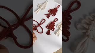 Macrame Christmastree decor/ makramé karácsonyi dekoráció készítés