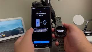 Samsung Galaxy Watch Ultra Setup