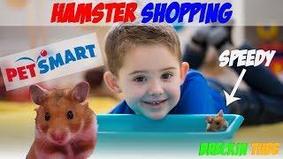 HAMSTER Shopping at PetSmart - Getting a Syrian Hamster - Getting my Hamster