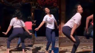 Anchor Vishnu Priya dance practice