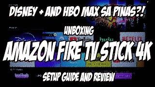 Stream Disney Plus and HBO Max Gamit Ang Amazon Fire TV Stick 4k - Unboxing, Setup and Review