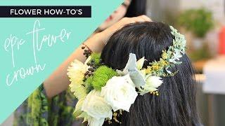 How to: Boho Bridal Flower Crown