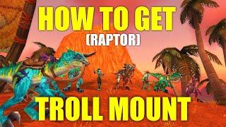 World of Warcraft -  Raptor Mount Guide: Get the Troll Race Mount at Level 20 and 40! (WoW Classic)