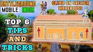 Top 6 Tips And Tricks Of BGMI And Pubg Mobile | How To Climb On Shelter Warehouse | Ruffed Gamer
