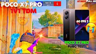 POCO X7 PRO 1V1 TDM PUBG TEST FULL GRAPHİCS  120 FPS+ HDR 