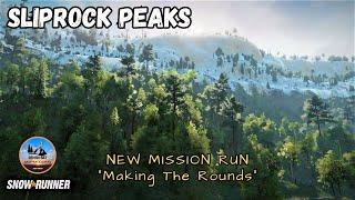 Snowrunner - New Mission Run On Sliprock Peaks Mod Map