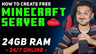 Create a Free Minecraft Server on Oracle Cloud - 24GB RAM [24/7 Online]