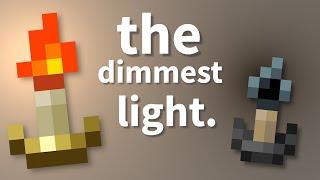 A candle dimmer than any torch (Terraria 1.4.4)