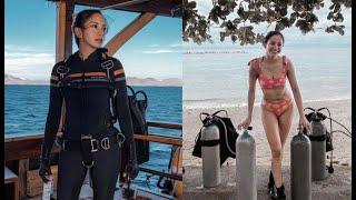 Kini Jadi Instruktur Diving, 8 Potret Gaya Sporty Kirana Larasati Dibalut Baju Selam hingga Bikini